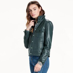 Lucky Brand Leather Jacket, NWT!